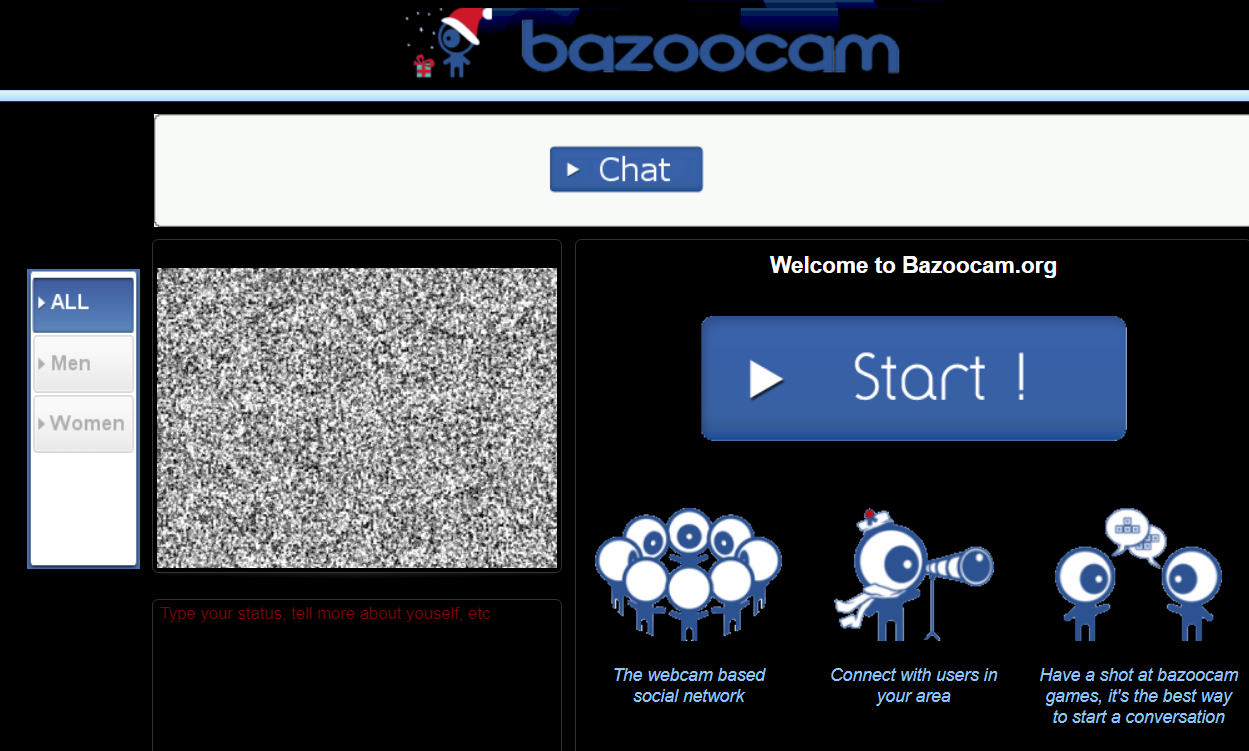 Bazoocam awalnya milik Prancis tetapi seperti Omegle