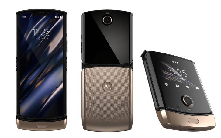 - Motorola Motorola Razr akan menerima varian warna emas "Blush Gold" »- 3