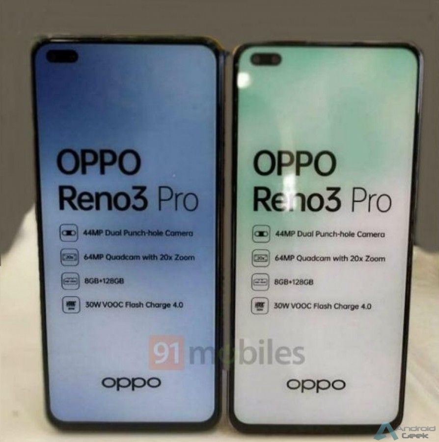 Unit demo Oppo Reno3 Pro mengungkapkan spesifikasi utama 1