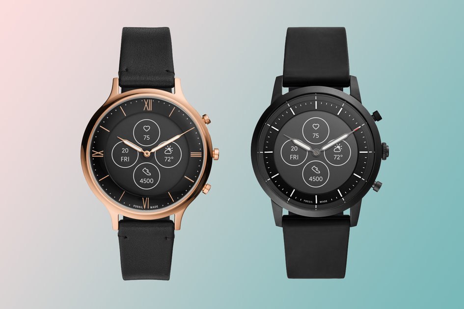 Fossil Hybrid HR menampilkan gaya jam tangan tradisional dengan fungsi jam tangan pintar