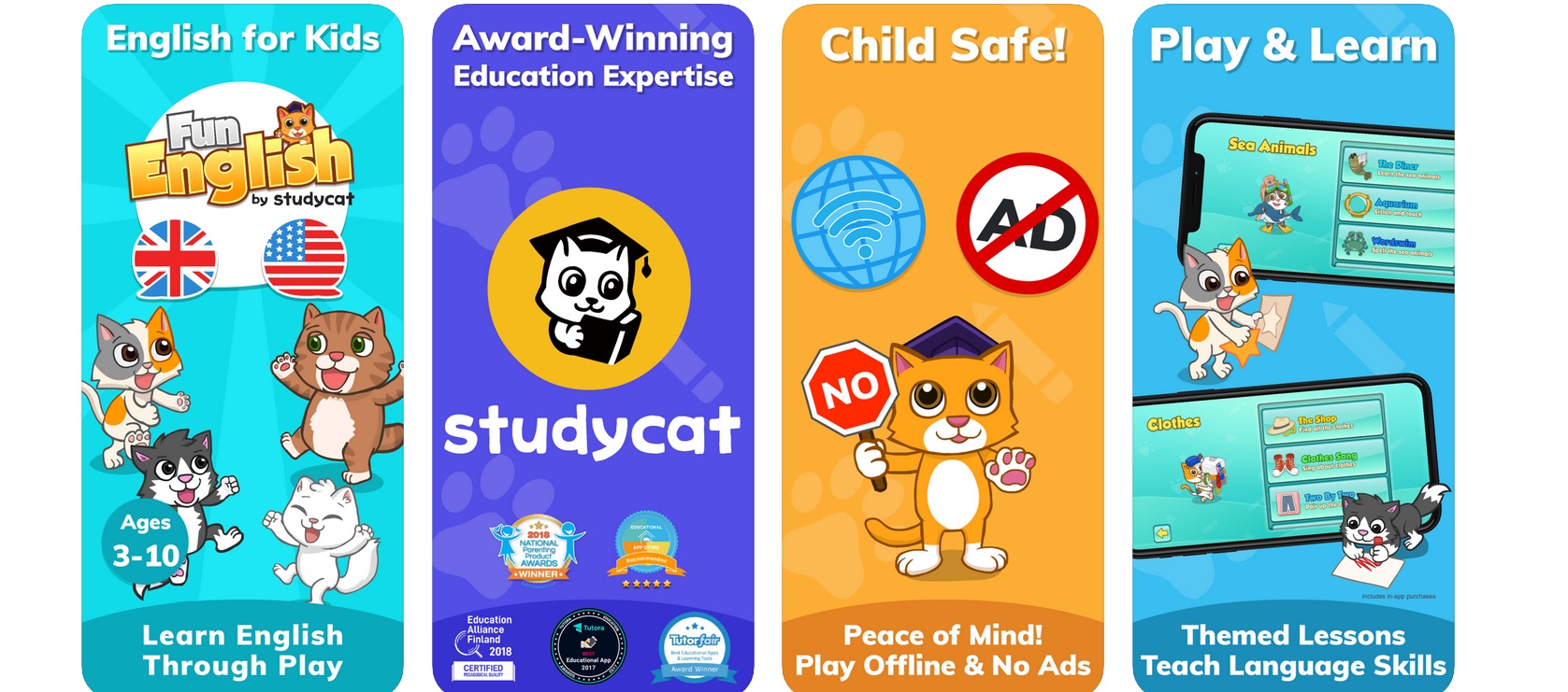 ð¥ Aplikasi terbaik untuk anak-anak untuk belajar bahasa Inggris