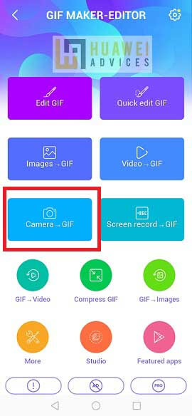 Cara Membuat GIF, Membalikkan GIF pada perangkat Huawei (Honor) apa pun 1