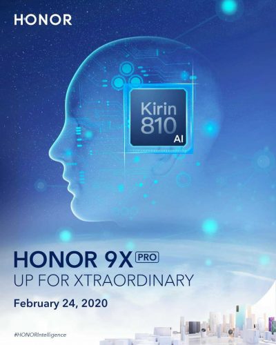 Global lansering av Honor 9X Pro