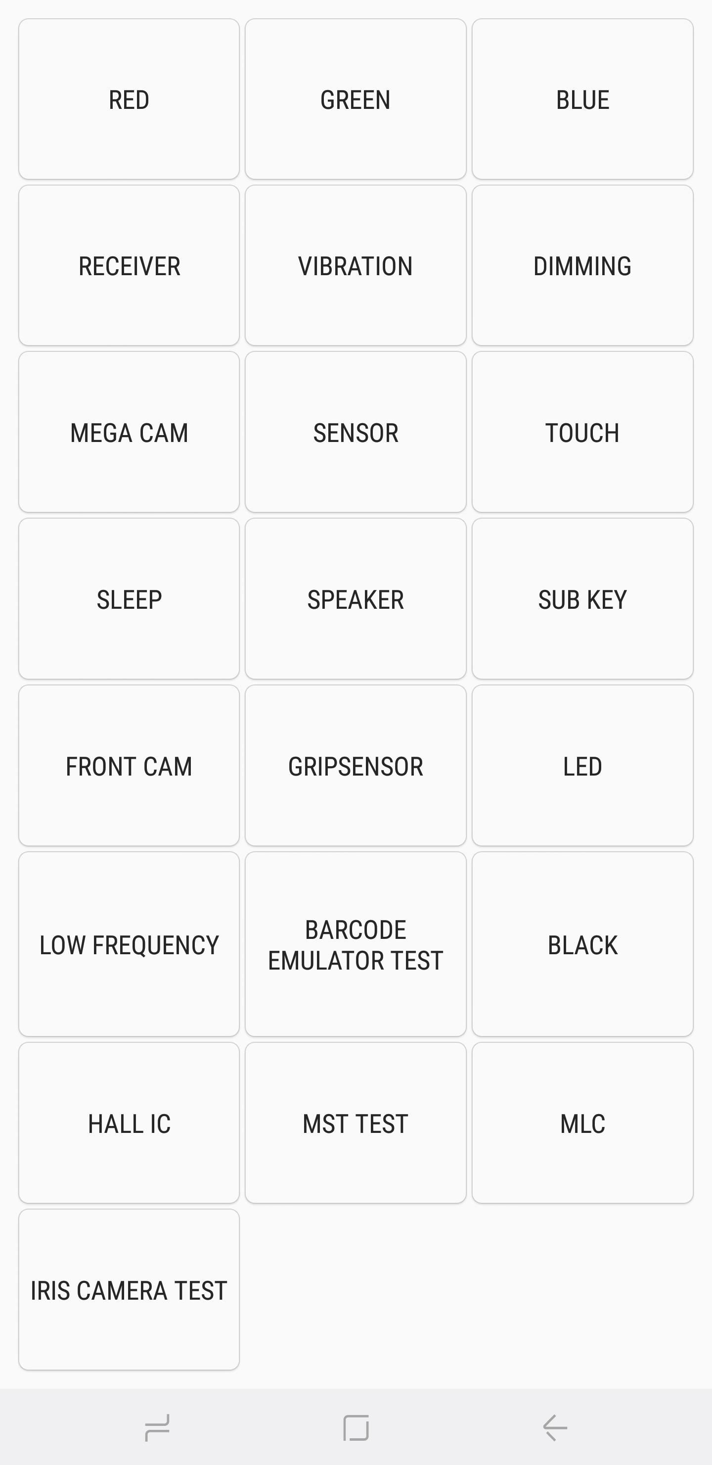 Denna Samsung Galaxy Code Dialer låter dig testa alla sensorer på din mobiltelefon