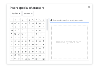 Sisipkan Karakter Khusus Google Documents 1
