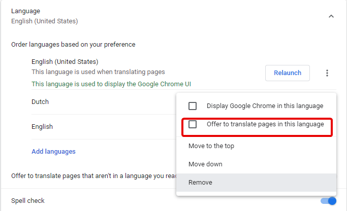 Hur du visar Google Chrome på språket du väljer steg 4-1