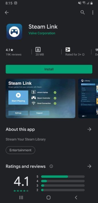Hur man spelar Steam-spel på Android - Steam Link 8