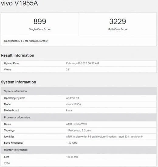 iQOO 3 5G med 12 GB RAM och Snapdragon 865 sett i GeekBench 1