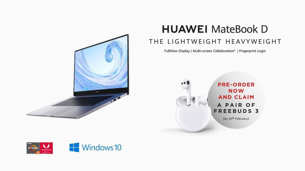 Huawei MateBook D 15 terbuka untuk pre-order di Inggris 1