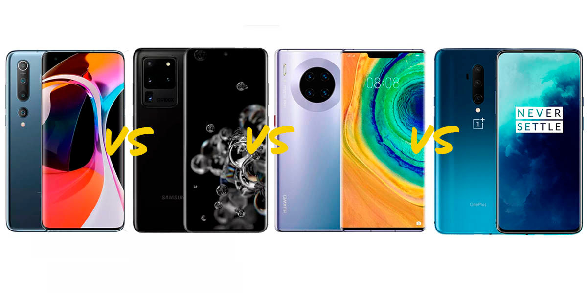 Mana yang lebih baik? Kami membandingkan Mi 10 Pro vs Galaxy S20 Ultra vs Mate 30 Pro 5G vs OnePlus 7T Pro