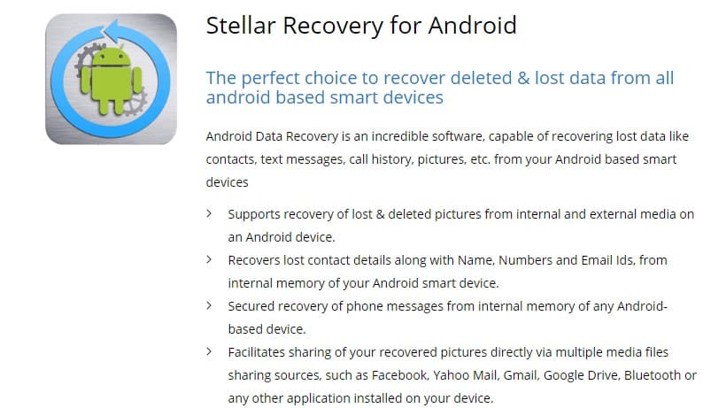 Stellar Recovery untuk Android