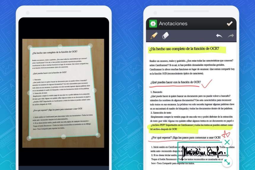 Mobilapplikation för att skanna dokument på iPhone och Android 2