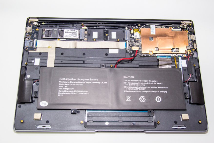 Ulasan filistin Chuwi LapBook Plus: ultrabook mid-budget dengan layar 4K 48