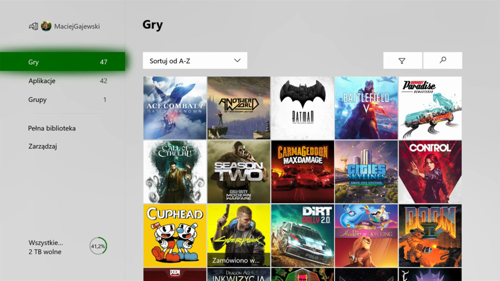 Uppdatering av Xbox One februari