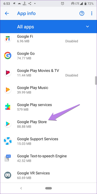 Google play store white srceen 5