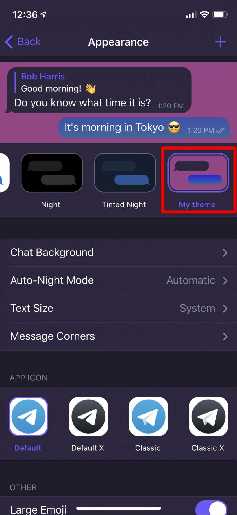Cara membuat tema khusus untuk Telegram di iPhone dan iPad.