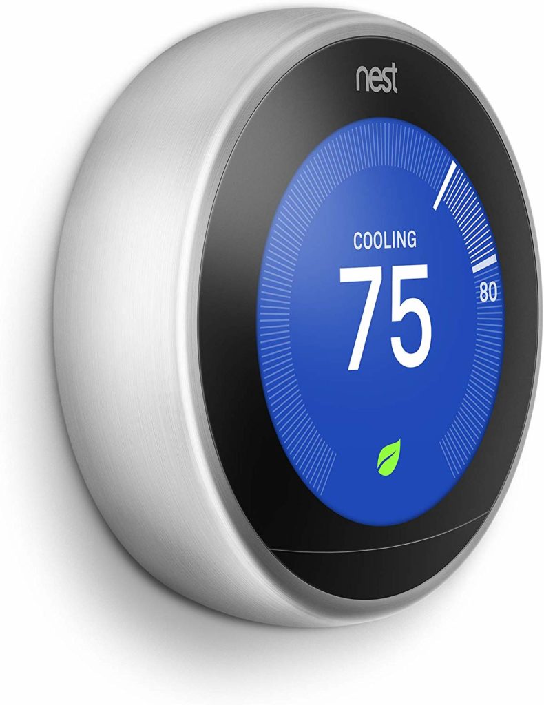 amazon rumah pintar belajar sisi tampilan termostat