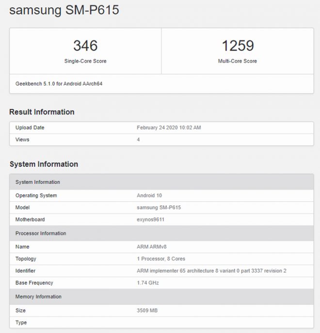 Samsung Galaxy Tab S6 Lite får certifiering och Bluetooth-riktmärke, ny surfplatta Enter 3