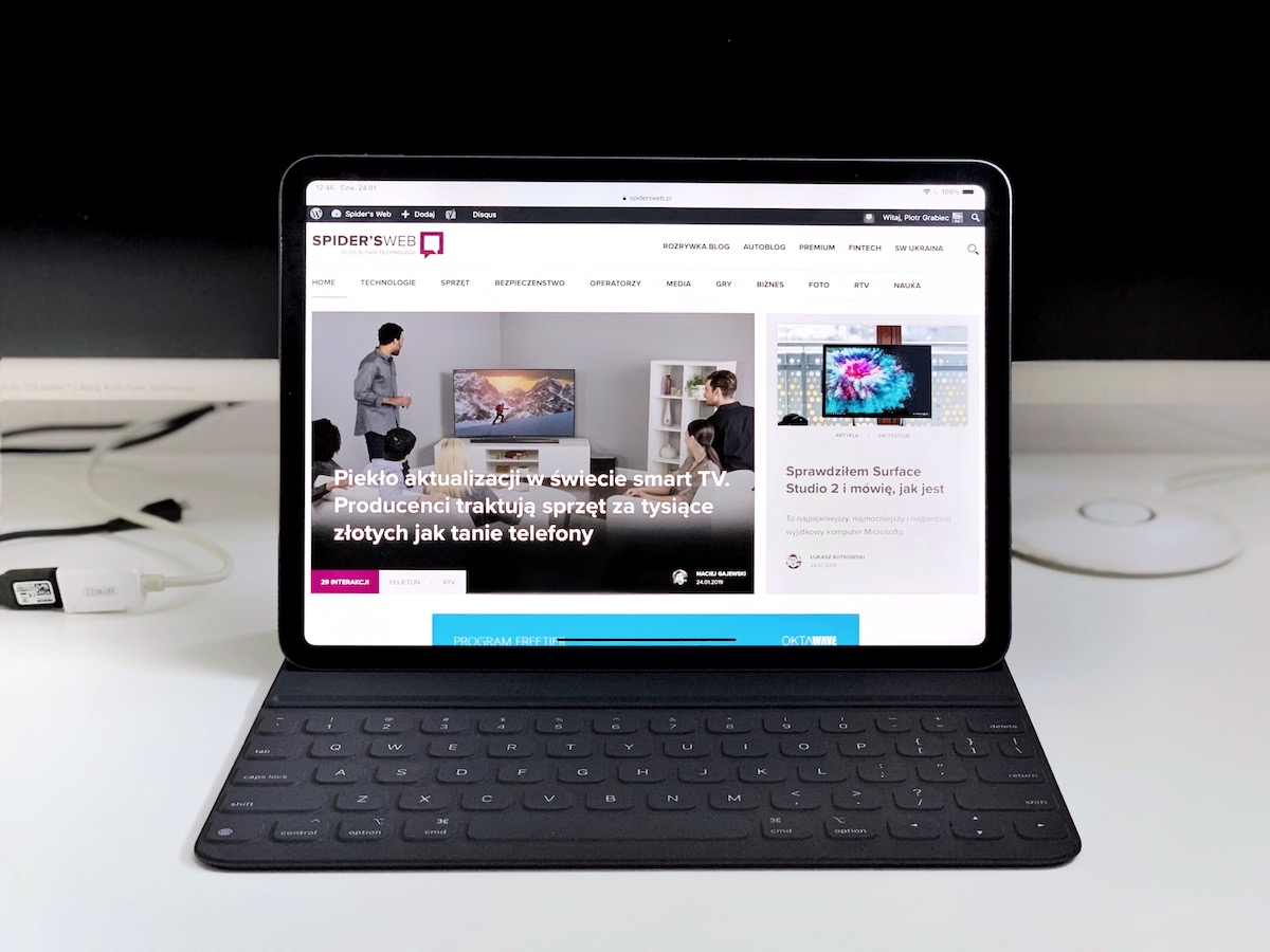 ipad pro 2018 11 keyboard pintar keyboard folio untuk tablet