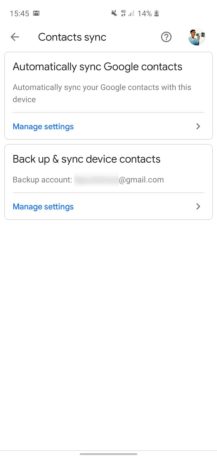Google-kontakter kan nu säkerhetskopiera och synkronisera sparade kontakter med telefonens interna lagring 1