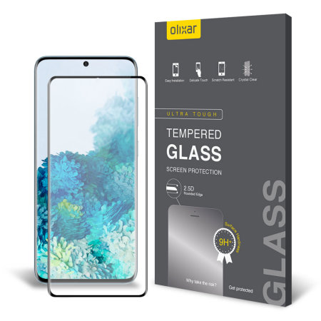 Olixar Samsung Galaxy S20 Fodral Kompatibelt glasskärmskydd