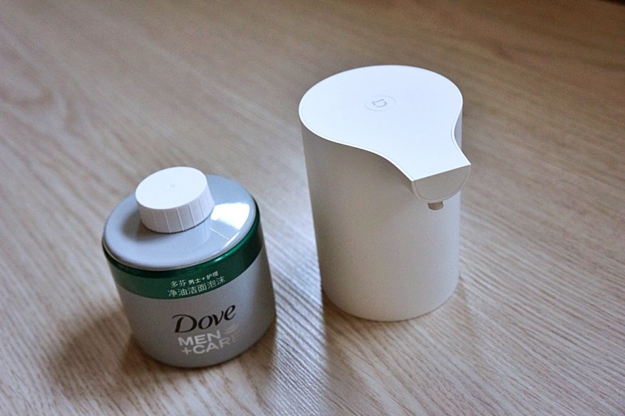 Dispenser sabun Xiaomi Mijia, seri Dove Care khusus untuk pria 4