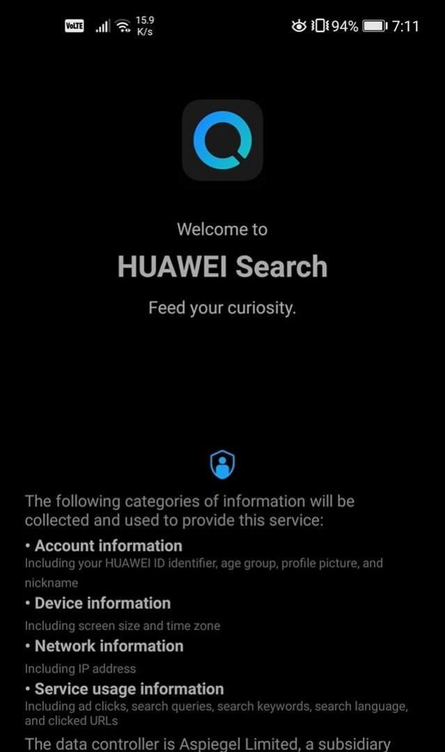Aplikasi Huawei Search: solusi untuk semua perangkat 2