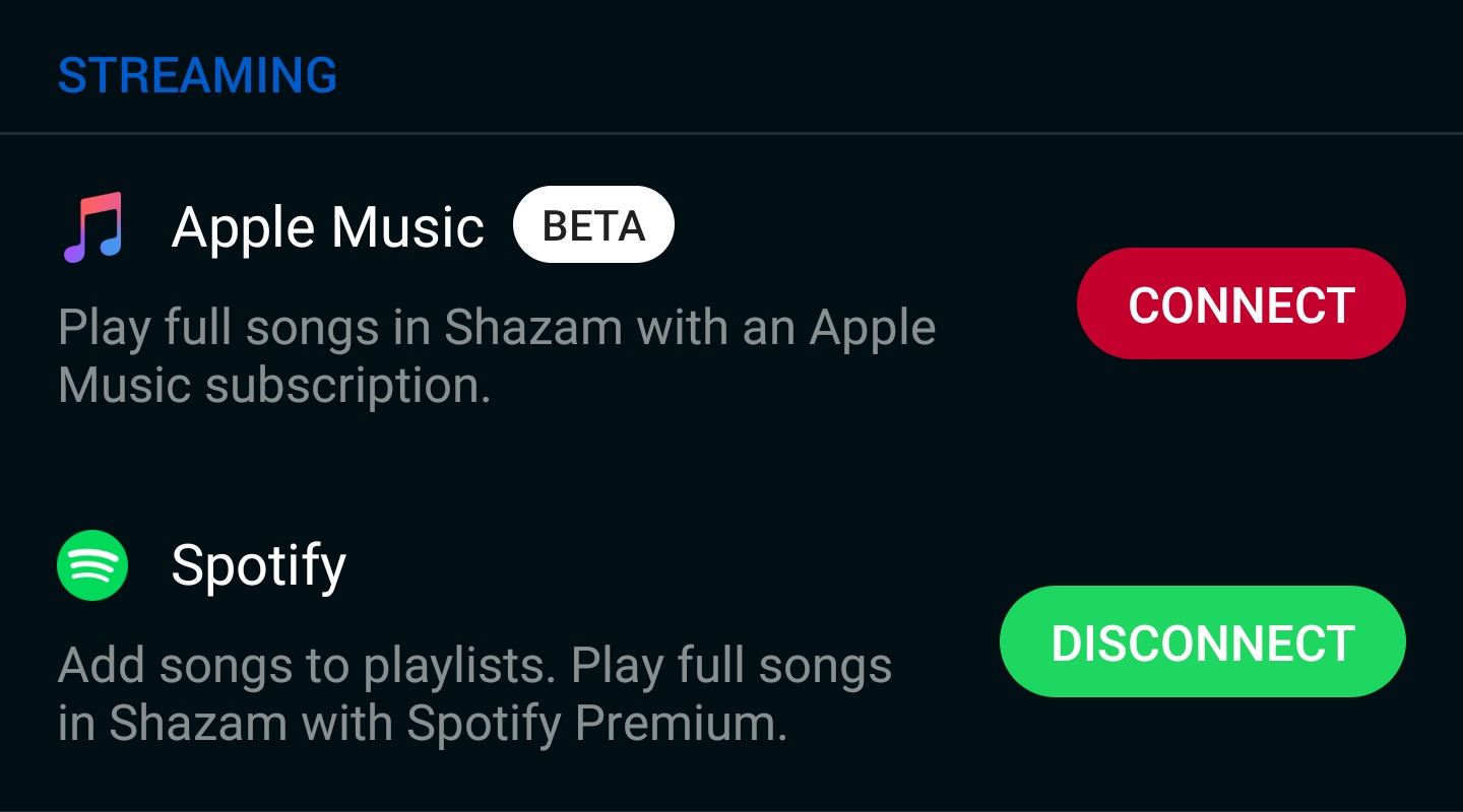Shazam sekarang punya Apple Integrasi musik dalam versi beta
