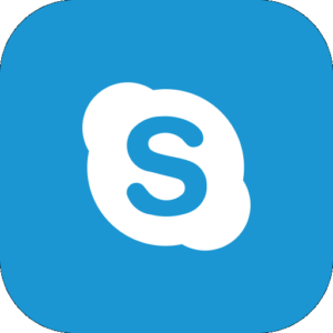 Skype-logotyp för företagsledning