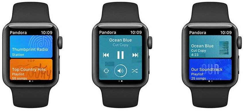 Du kan nu strömma Pandora i Apple Watch-fönstret utan iPhone 2