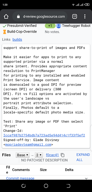 Android R (Android 11) för enkel utskrift av bilder och PDF-filer med funktioner 