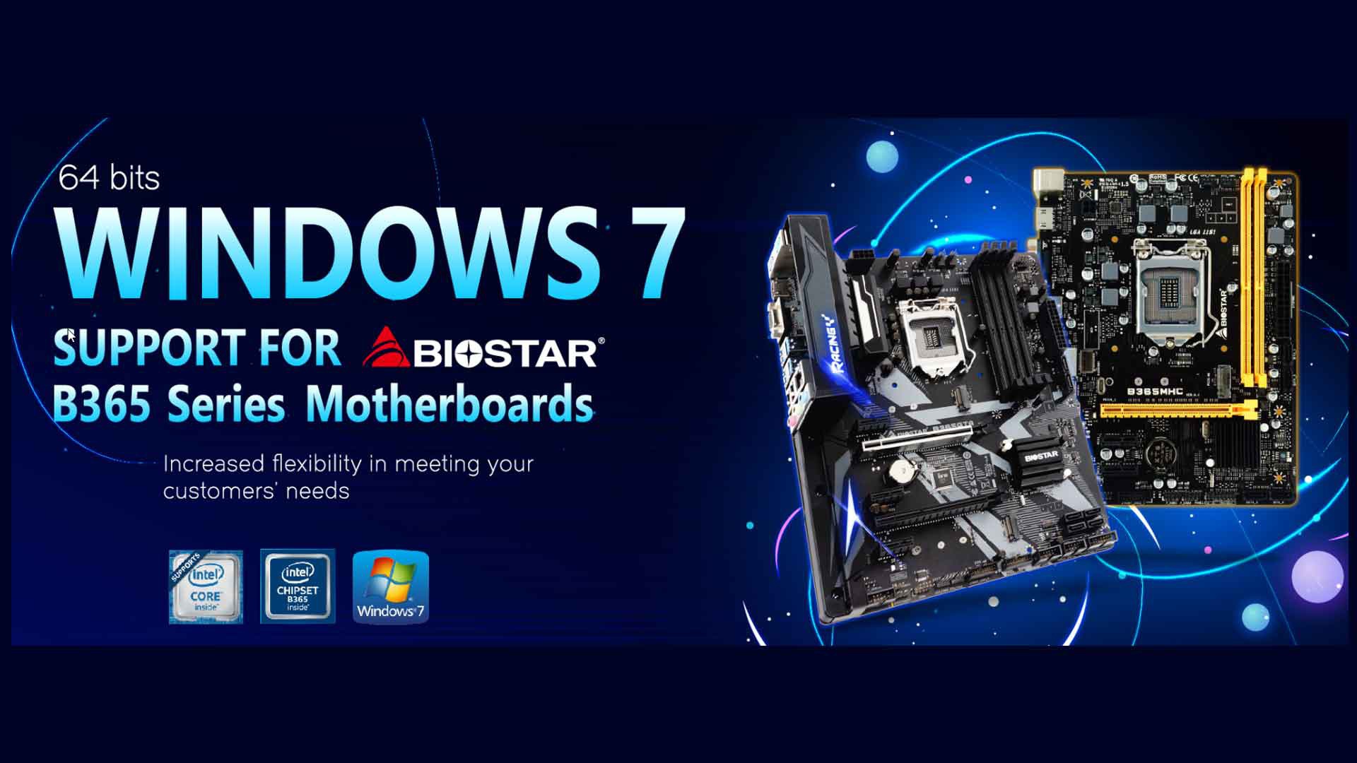 BIOSTAR mengkonfirmasi dukungan untuk Windows 7 pada motherboard Intel B365