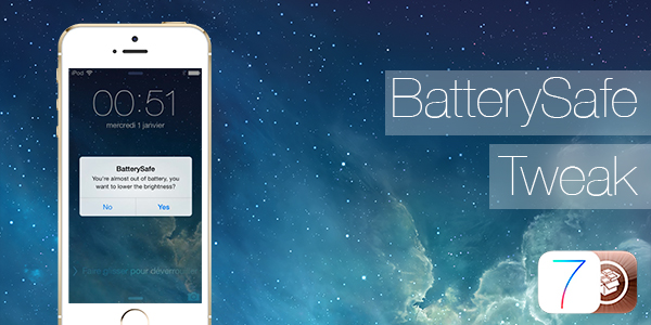 BatterySafe iOS 7 Tweak