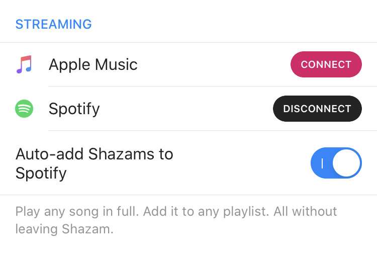 Shazam ditautkan ke Spotify