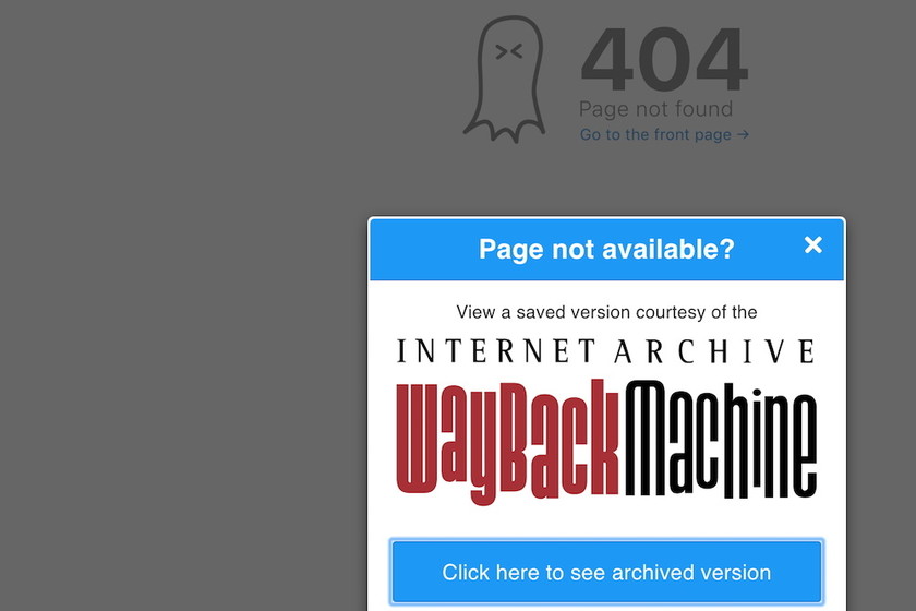 Brave bergabung dengan Internet Archive untuk mengucapkan selamat tinggal pada kesalahan 404 dan secara otomatis mengunggah versi lama situs web yang dijatuhkan