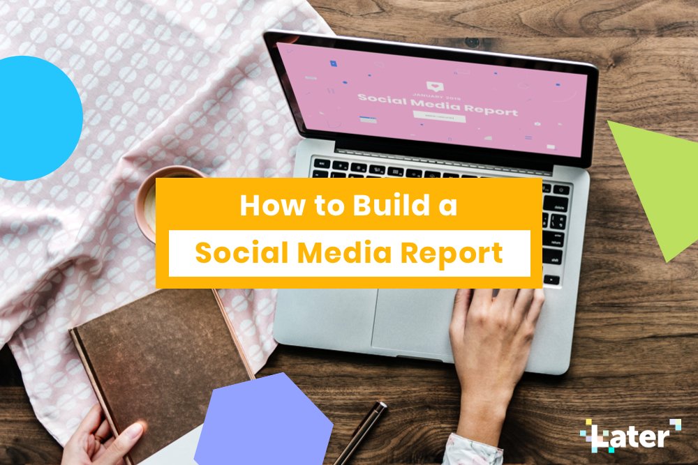 laporan media sosial template gratis