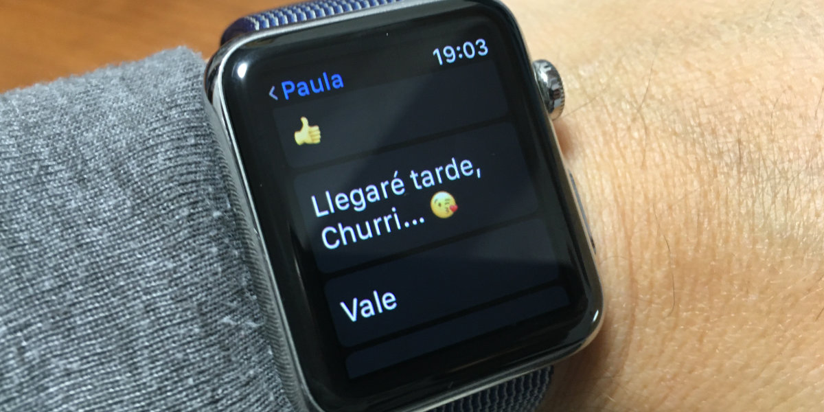 Mensajes Apple Watch
