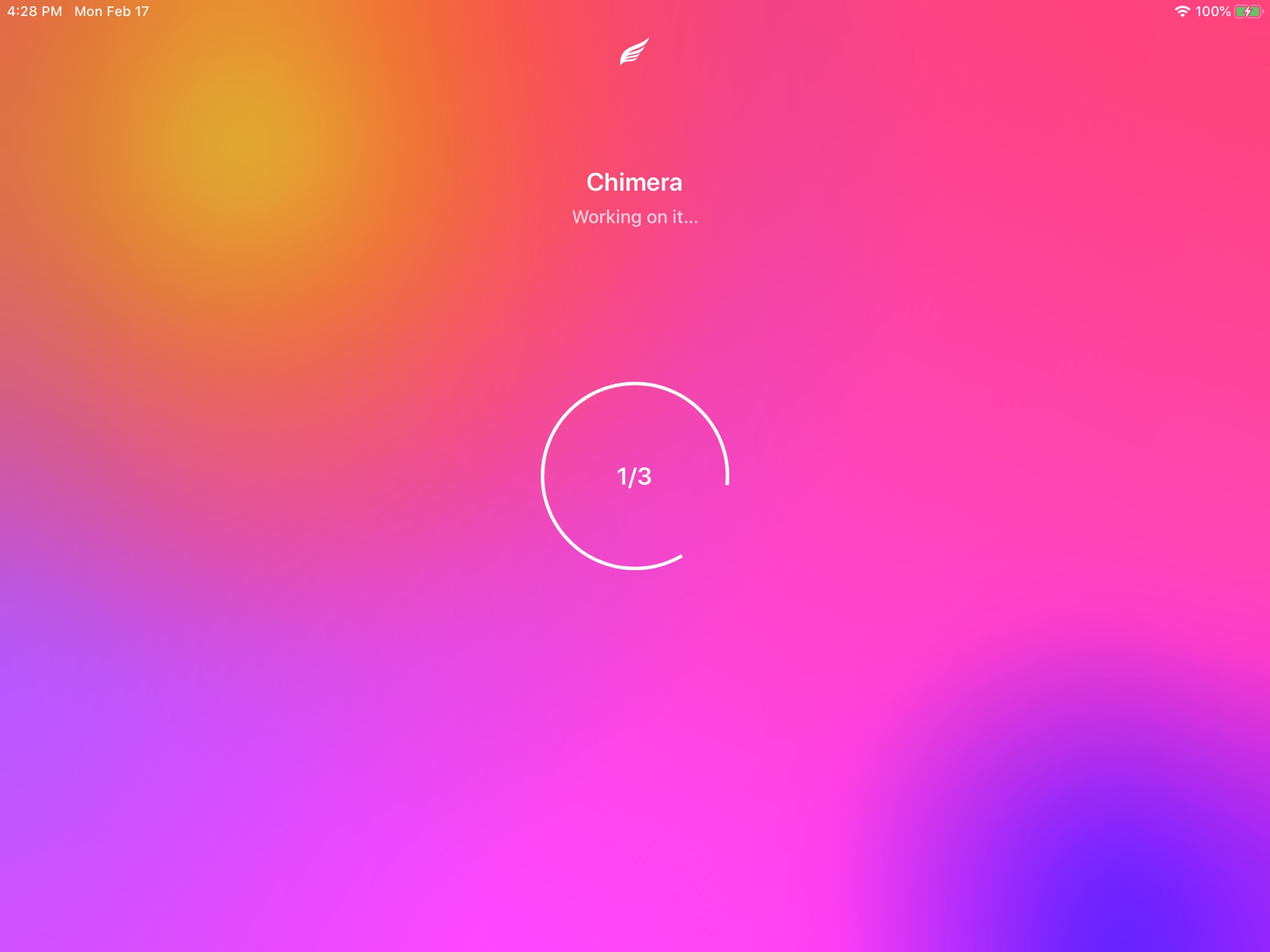 CoolStar retar skärmdumpar av Chimera13 jailbreaking iPadOS 13 2