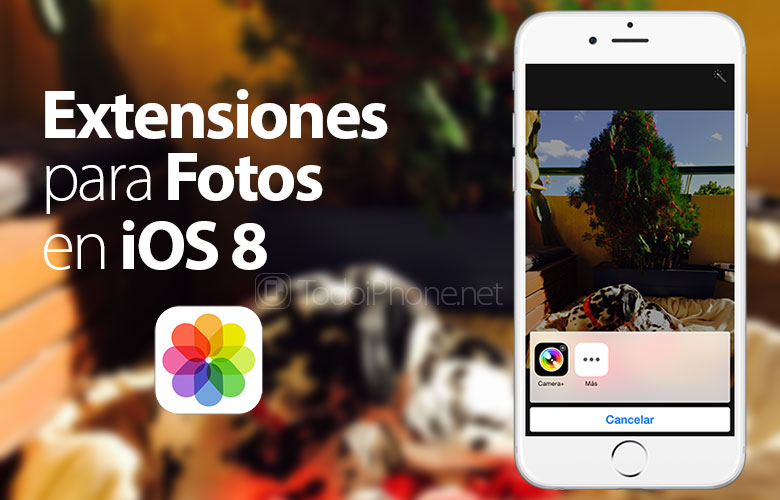 Ekstensi untuk aplikasi Foto di iPhone dengan iOS 8 2