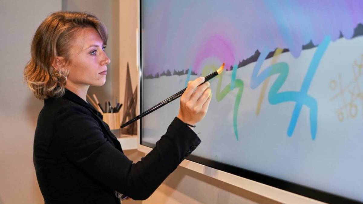Flip 2, Samsungs nya digitala whiteboard: adjö krita 1