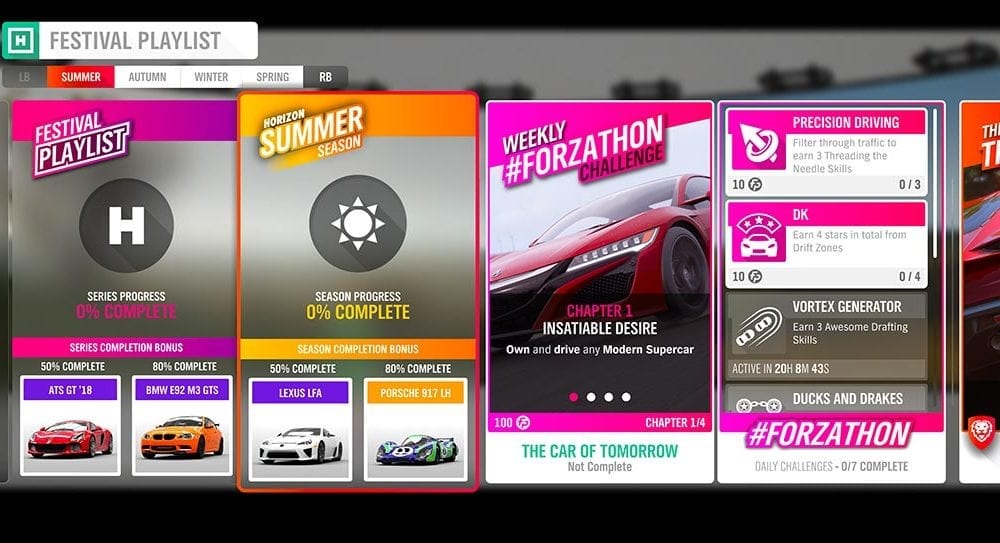 Forza Horizon 4 #Forzathon 13-20 Februari: “The Car of Tomorrow”