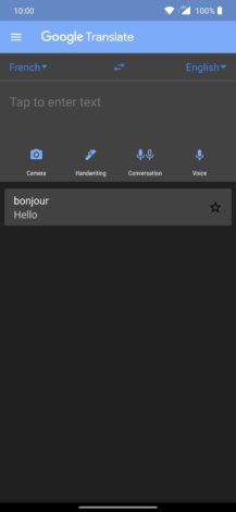 Google Translate 6.5 ger föga mörka lägen för vissa användare (APK-nedladdningar) 1