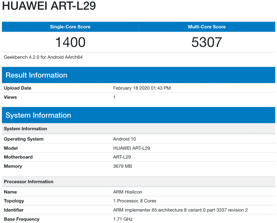 hal40 skor geekbench "width =" 966 "height =" 779 "srcset =" https://assets.mspimages.in/wp-content/uploads/2020/02/p40-lite-33.png 966w, https: //assets.mspimages.in/wp-content/uploads/2020/02/p40-lite-33-300x242.png 300w, https://assets.mspimages.in/wp-content/uploads/2020/02/p40 -lite-33-768x619.png 768w, https://assets.mspimages.in/wp-content/uploads/2020/02/p40-lite-33-696x561.png 696w, https://assets.mspimages.in /wp-content/uploads/2020/02/p40-lite-33-521x420.png 521w, https://assets.mspimages.in/wp-content/uploads/2020/02/p40-lite-33-50x40. png 50w "size =" (max-width: 966px) 100vw, 966px