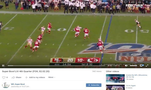 Jutaan Mengalirkan Super Bowl secara ilegal melalui YouTube dan Facebook 1