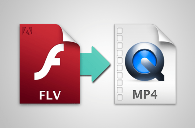 FLV to MP4 using converters