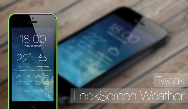 LockScreen Weather - tweak