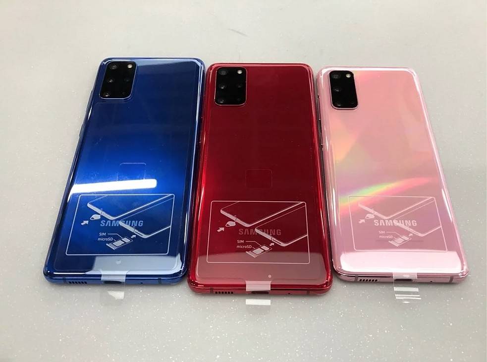 Filtrera ut nya tre färger för Samsung Galaxy S20 1