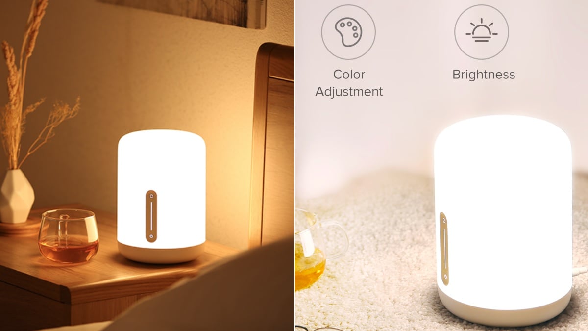 Mi Smart Bedside Lamp 2 With Voice Control Put Up for Crowdfunding by Xiaomi India