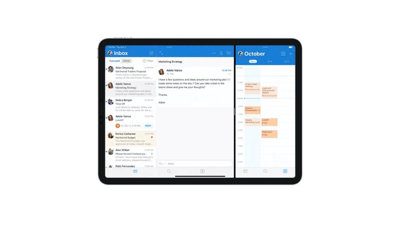 Outlook untuk iPadOS Mendapat Peningkatan Multi-Tugas Besar-besaran