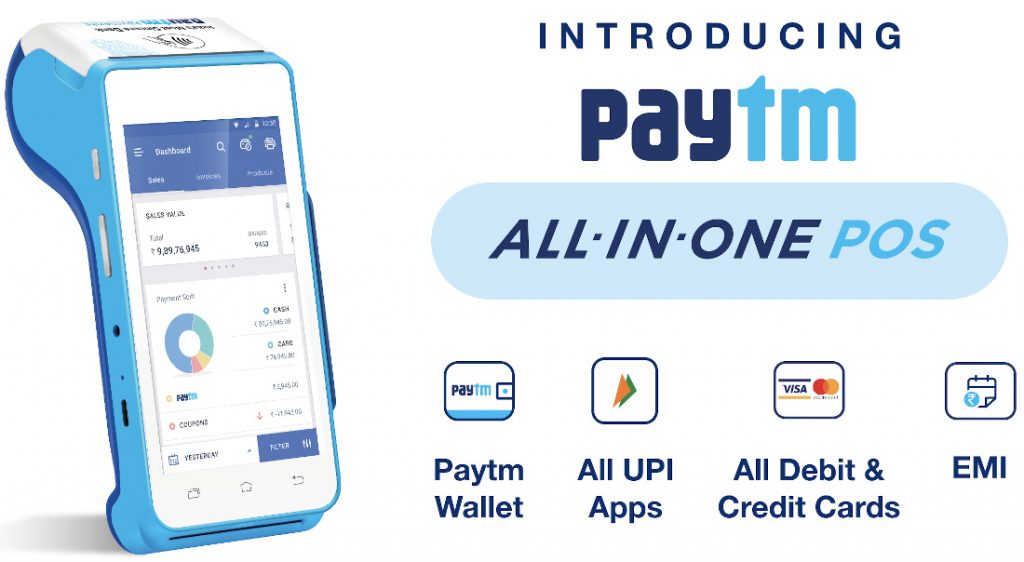 Paytm meluncurkan perangkat POS All-in-one untuk UKM